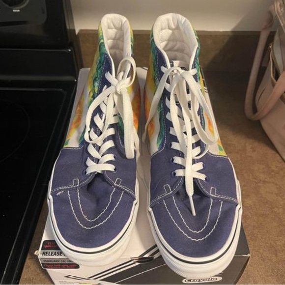 Vans x Crayola Mashup Sk8-Hi Men’s Size 10 - Picture 2 of 5